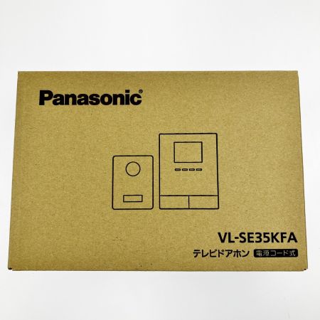  Panasonic パナソニック テレビドアホン 電源コード式 VL-SE35KFA 開封未使用品