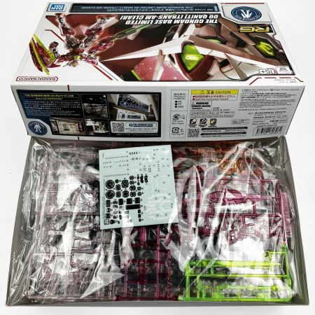  バンダイスピリッツ RG 1/144 ガンダムベース限定 ダブルオークアンタ[トランザムクリア] 未組立品