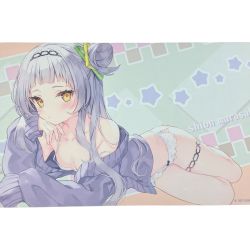 ▽▽  ホロライブ 紫咲シオン 活動2周年記念 プレイマット Bランク