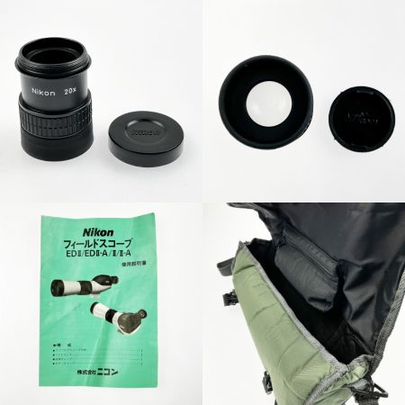  Nikon ニコン フィールドスコープ ED2 20x 接眼レンズ ケース付