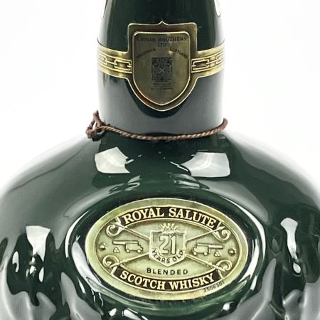  SHIVAS BROTHERS ロイヤルサルート 21年 700ml 緑 未開栓