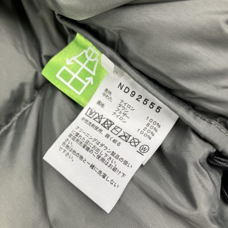  THE NORTH FACE ザノースフェイス ヌプシ メンズ ダウンジャケット L  ND92555 ヒューズボックスグレー×アスファルトグレー