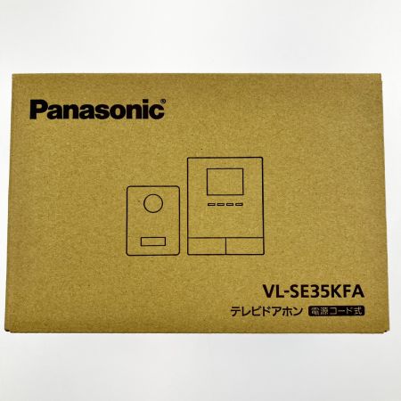  Panasonic パナソニック テレビドアホン 電源コード式 VL-SE35KFA 開封未使用品