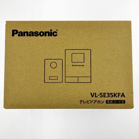  Panasonic パナソニック テレビドアホン 電源コード式 VL-SE35KFA 開封未使用品