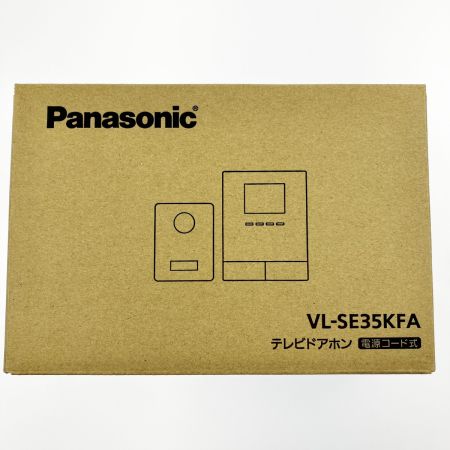  Panasonic パナソニック テレビドアホン 電源コード式 VL-SE35KFA 開封未使用品