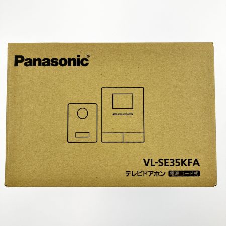  Panasonic パナソニック テレビドアホン 電源コード式 VL-SE35KFA 開封未使用品