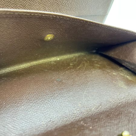  LOUIS VUITTON ルイヴィトン  ダミエ ポルトフォイユ トレゾール インターナショナル  N61215 ブラウン