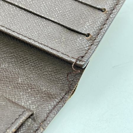  LOUIS VUITTON ルイヴィトン  ダミエ ポルトフォイユ トレゾール インターナショナル  N61215 ブラウン