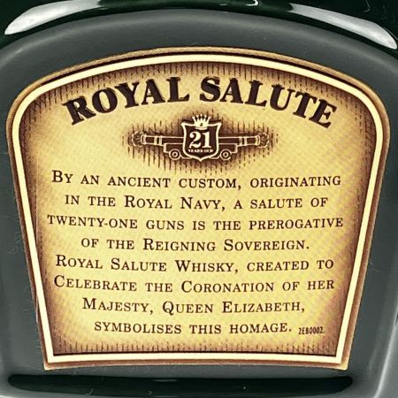  ROYAL SALUTE(CHIVAS REGAL) ロイヤルサルート 700ml 21年 緑 未開栓