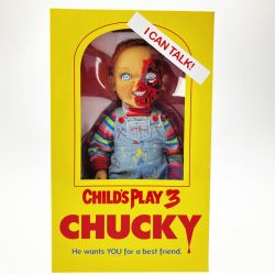 ▽▽ MEZCO TOY チャッキー フィギュア CHILD'S PLAY3 PIZZA FACE CHUCKY チャイルドプレイ3 未開封品 Sランク