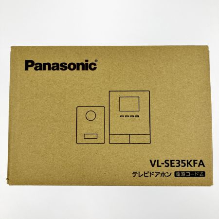  Panasonic パナソニック テレビドアホン 電源コード式 VL-SE35KFA 開封未使用品