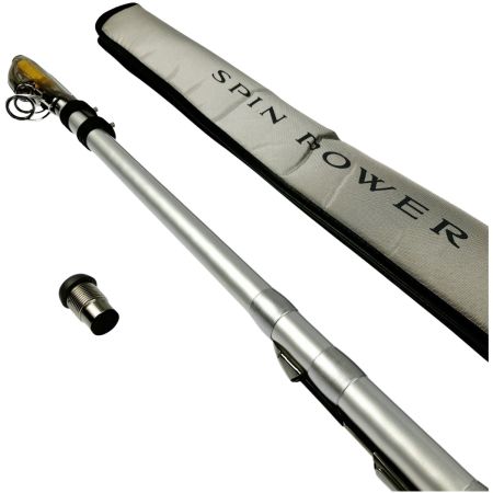  SHIMANO シマノ 投竿 スピンパワー 405 CX-T ウェイト付 ガイド交換品 22986