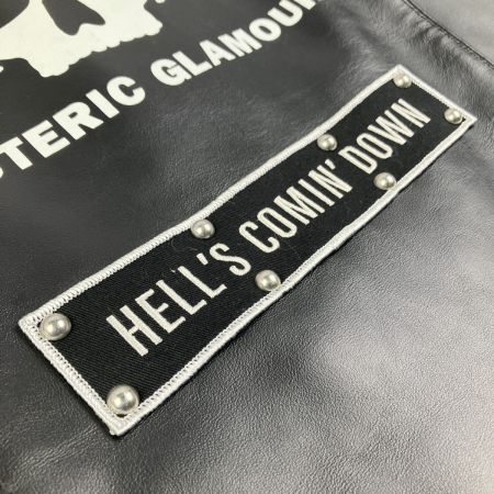  Hysteric Glamour ヒステリックグラマー レザージャケット ライダース 02201LB02 ブラック