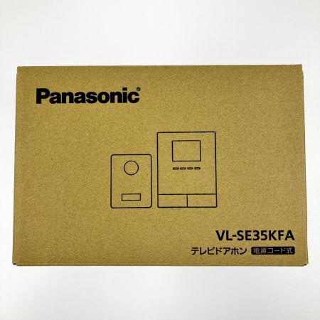  Panasonic パナソニック テレビドアホン 電源コード式 VL-SE35KFA 開封未使用品