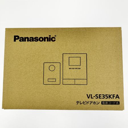  Panasonic パナソニック テレビドアホン 電源コード式 VL-SE35KFA 開封未使用品
