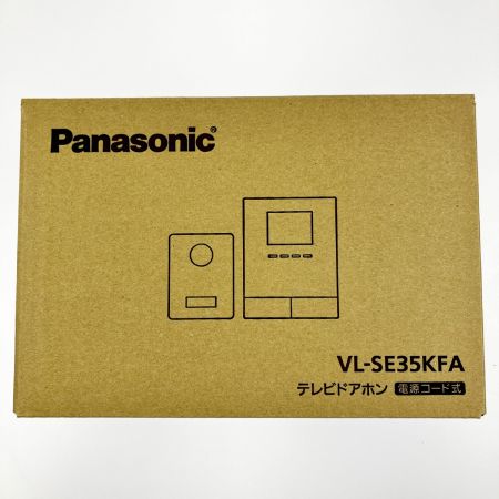  Panasonic パナソニック テレビドアホン 電源コード式 VL-SE35KFA 開封未使用品