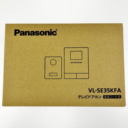  Panasonic パナソニック テレビドアホン 電源コード式 VL-SE35KFA 開封未使用品