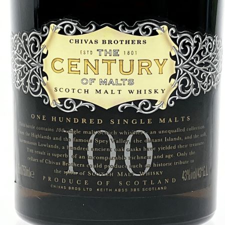  シーバスブラザーズ センチュリー オブ モルト 100 750ml 未開栓