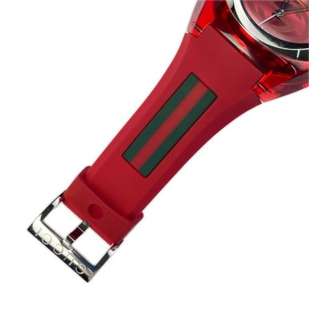 GUCCI グッチ SYNC シンク クォーツ 137.1 レッド