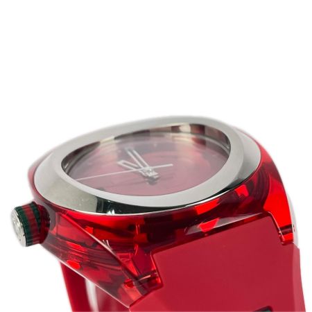GUCCI グッチ SYNC シンク クォーツ 137.1 レッド