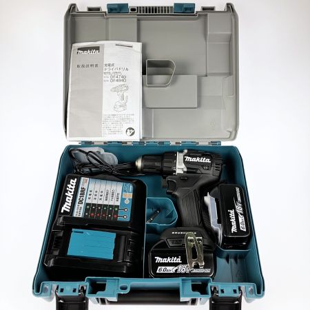  MAKITA マキタ 充電式ドライバドリル 18V 6.0Ah DF484DRGXB ブラック