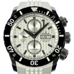 ▽▽ EDOX クロノオフショア1 自動巻き 01114-3-BIN-S Bランク