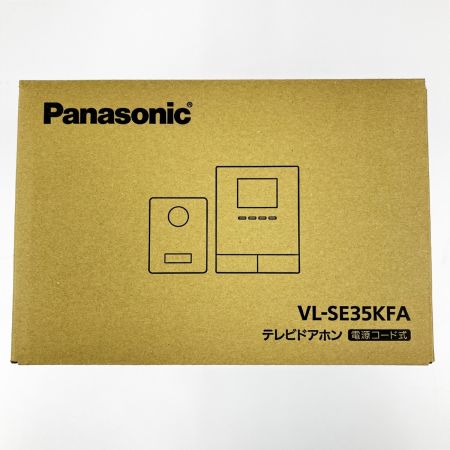  Panasonic パナソニック テレビドアホン 電源コード式 VL-SE35KFA 開封未使用品