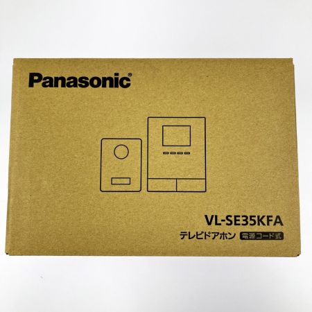  Panasonic パナソニック テレビドアホン 電源コード式 VL-SE35KFA 開封未使用品