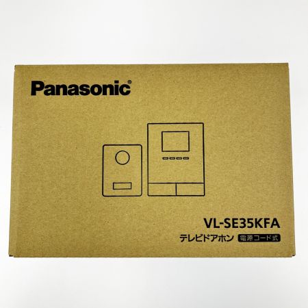 Panasonic パナソニック テレビドアホン 電源コード式 VL-SE35KFA 開封未使用品
