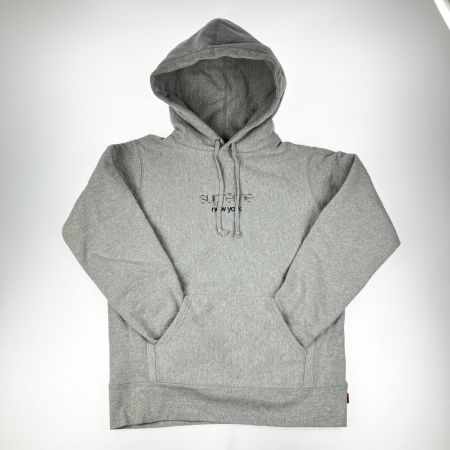  Supreme シュプリーム パーカー 16AW Classic logo Hooded Parker グレー Sサイズ