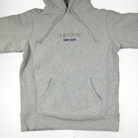  Supreme シュプリーム パーカー 16AW Classic logo Hooded Parker グレー Sサイズ
