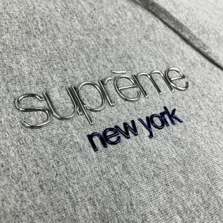  Supreme シュプリーム パーカー 16AW Classic logo Hooded Parker グレー Sサイズ
