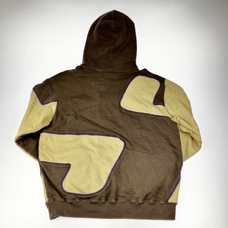  Supreme シュプリーム パーカー 20AW Big S Hooded Sweatshirt ブラウン×ベージュ Sサイズ