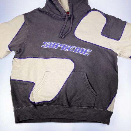  Supreme シュプリーム パーカー 20AW Big S Hooded Sweatshirt ブラウン×ベージュ Sサイズ