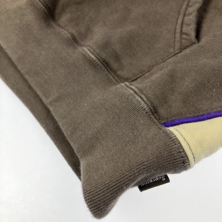  Supreme シュプリーム パーカー 20AW Big S Hooded Sweatshirt ブラウン×ベージュ Sサイズ