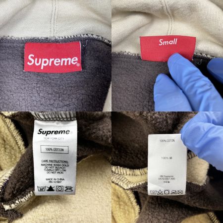  Supreme シュプリーム パーカー 20AW Big S Hooded Sweatshirt ブラウン×ベージュ Sサイズ