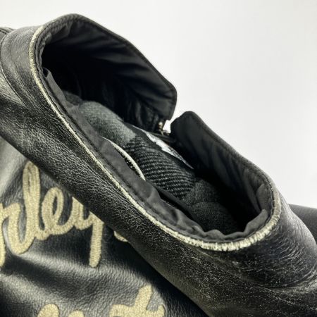  HARLEY-DAVIDSON ハーレーダビッドソン 2WAY レザージャケット ベンチレーション 付 M 傷アリ 97130-13VM ブラック