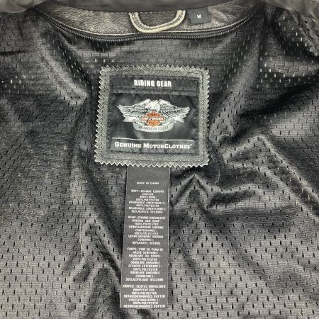  HARLEY-DAVIDSON ハーレーダビッドソン 2WAY レザージャケット ベンチレーション 付 M 傷アリ 97130-13VM ブラック