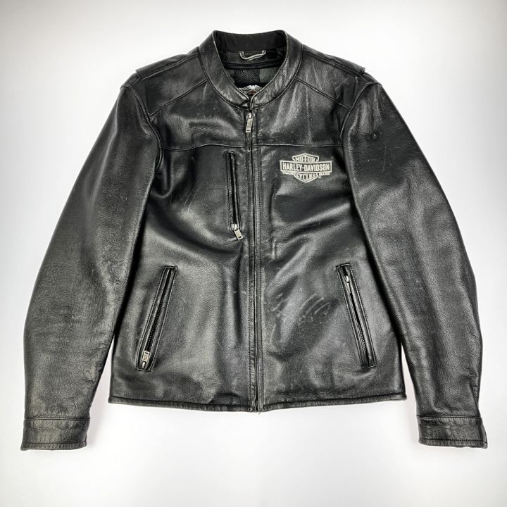 HARLEY-DAVIDSON ハーレーダビッドソン 2WAY レザージャケット ベンチ
