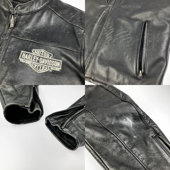 HARLEY-DAVIDSON ハーレーダビッドソン 2WAY レザージャケット ベンチ