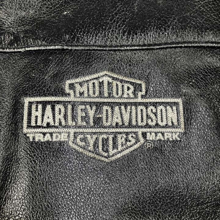 HARLEY-DAVIDSON ハーレーダビッドソン 2WAY レザージャケット ベンチ