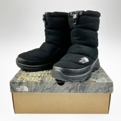 ▽▽ THE NORTH FACE ザノースフェイス ヌプシ ブーティー ウール SIZE24cm NF51978 ブラック Bランク