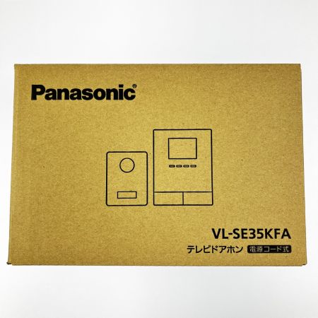  Panasonic パナソニック テレビドアホン 電源コード式 VL-SE35KFA 開封未使用品