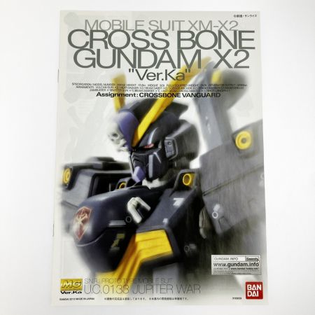  バンダイスピリッツ MG 1/100 クロスボーンガンダムX2 Ver.Ka 未組立品