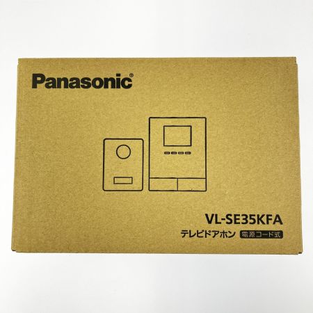  Panasonic パナソニック テレビドアホン 電源コード式 VL-SE35KFA 開封未使用品
