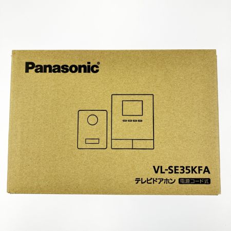  Panasonic パナソニック テレビドアホン 電源コード式 VL-SE35KFA 開封未使用品