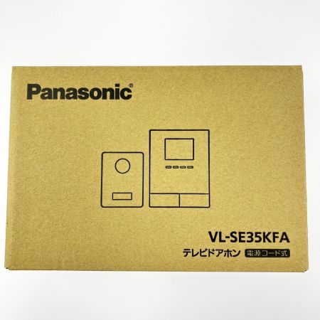  Panasonic パナソニック テレビドアホン 電源コード式 VL-SE35KFA 開封未使用品