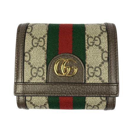  GUCCI グッチ GG オフィディア 2つ折り財布 598662