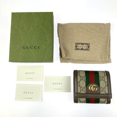  GUCCI グッチ GG オフィディア 2つ折り財布 598662