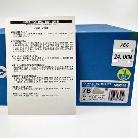  HOKA カハ 2 フロスト モック GTX 24cm 1155196 オートミルク/セサミ